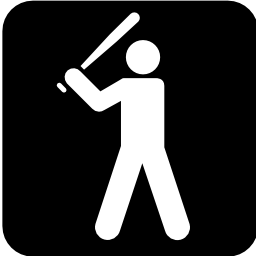 Icône sport loisir batte baseball à télécharger gratuitement